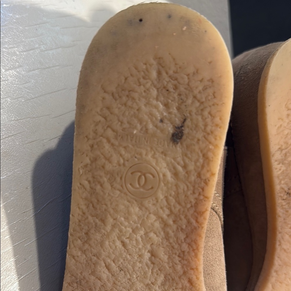 Chanel Women’s Tan Suede Boots - Picture 6 of 12
